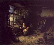 Anthony Van Dyck Interior with Peasants